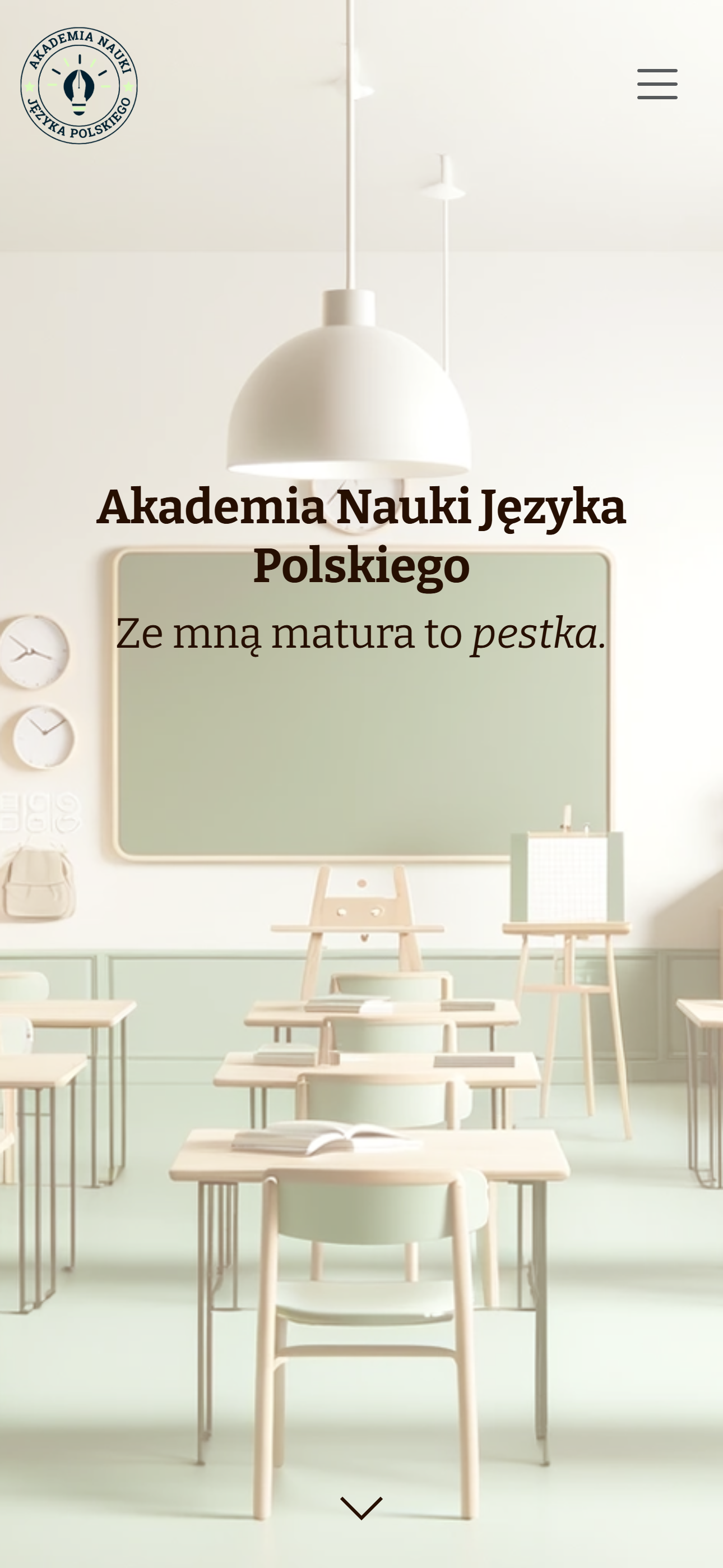 Akademia Nauki Języka Polskiego - strona od podstaw/panel administracyjny