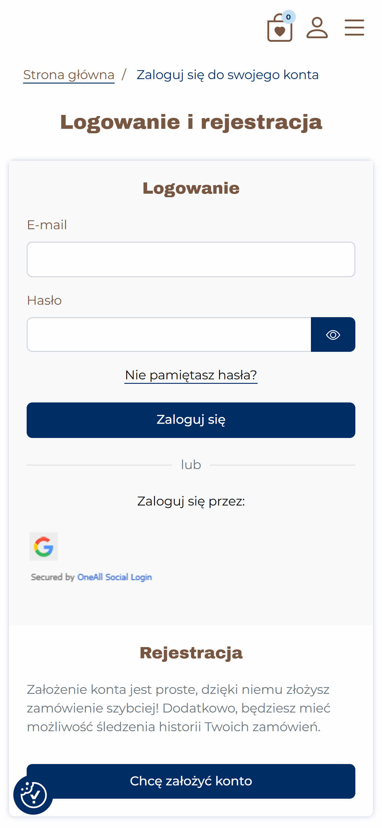 Ewa Huszaluk - strona internetowa z funkcją sklepu