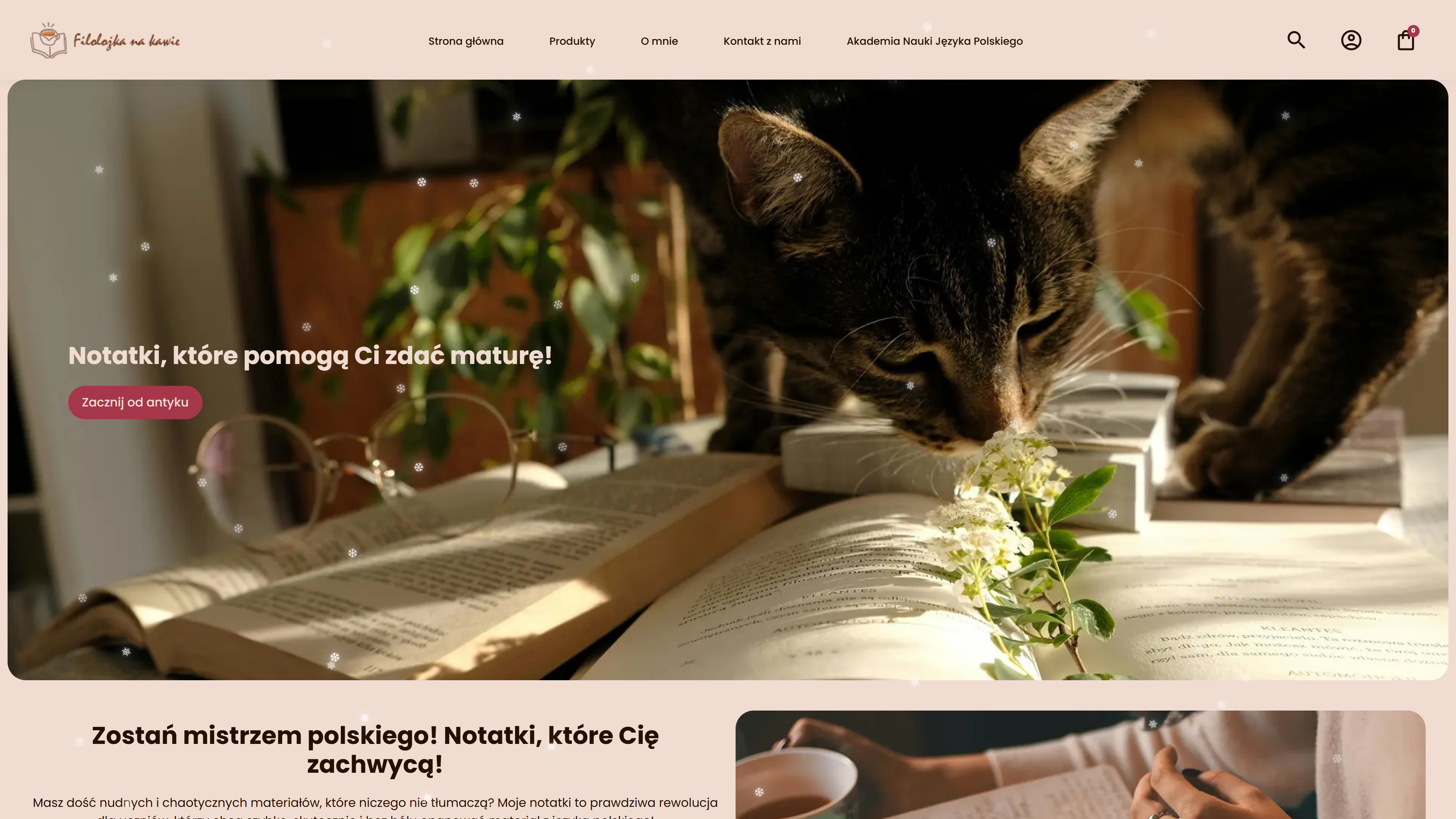 Filolożka na kawie - sklep internetowy na Prestashop