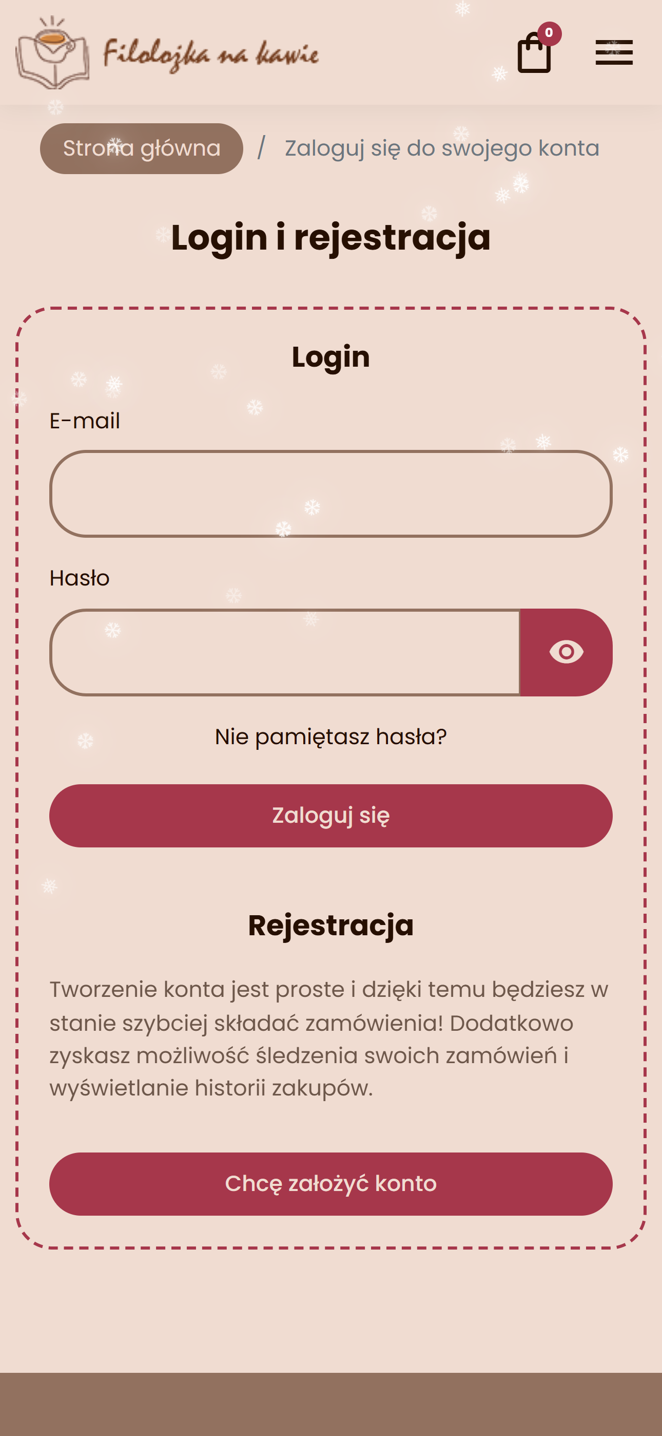 Filolożka na kawie - sklep internetowy na Prestashop