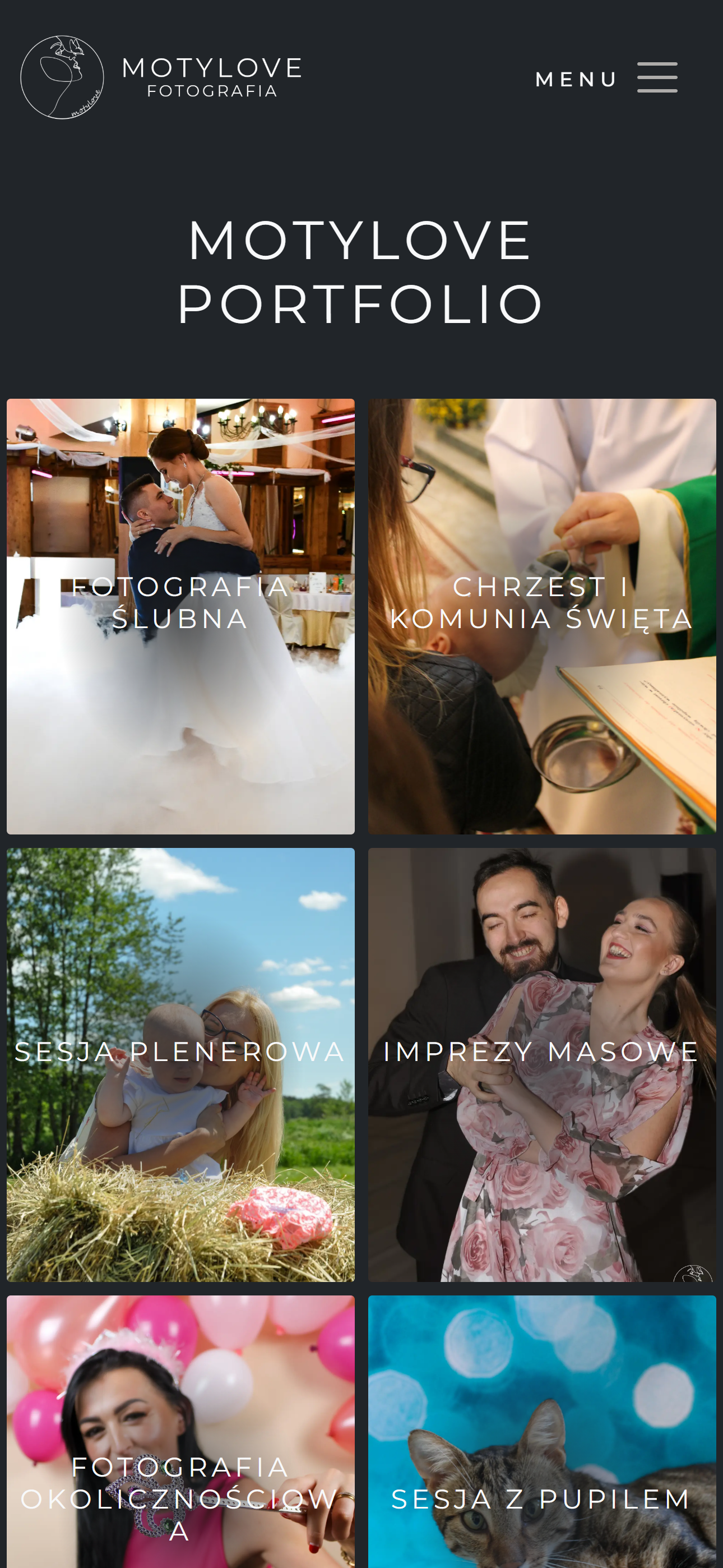 Motylove - strona od podstaw/panel administracyjny/panel klienta