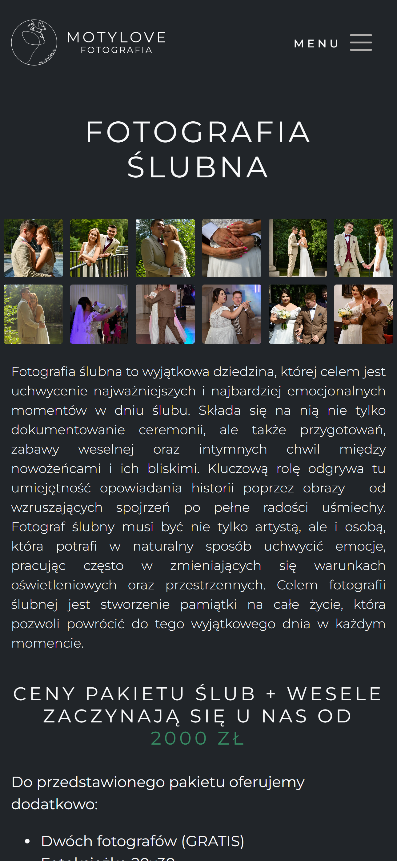 Motylove - strona od podstaw/panel administracyjny/panel klienta