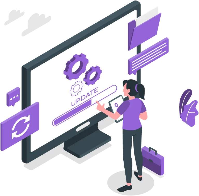 Człowiek aktualizujący system